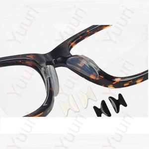1 cặp đệm mũi dán mắt kính bằng silicon chống trượt hàng Nhật