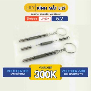 Móc vít điều chỉnh gọng kính LILYEYEWEAR làm từ kim loại cao cấp nhỏ gọn giúp chiều chính kính dễ dàng tiện lợi